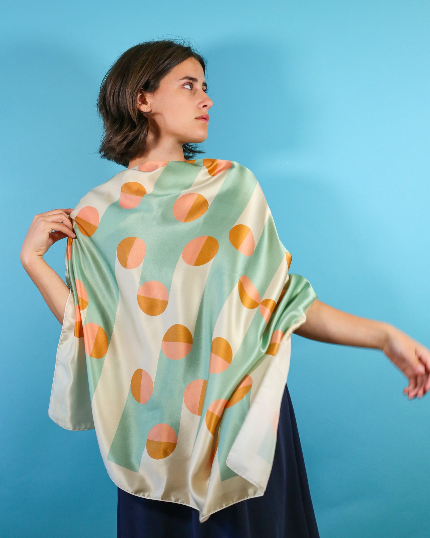Big Sugar - large silk scarf