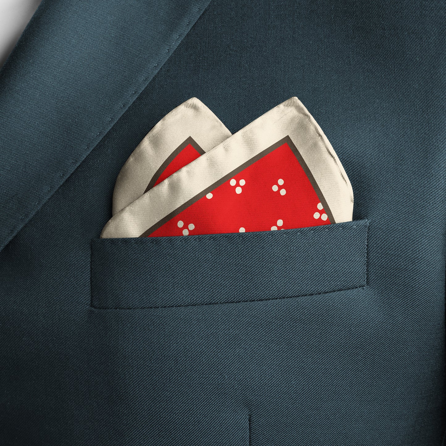 Pocket Square Triple Dot Mini