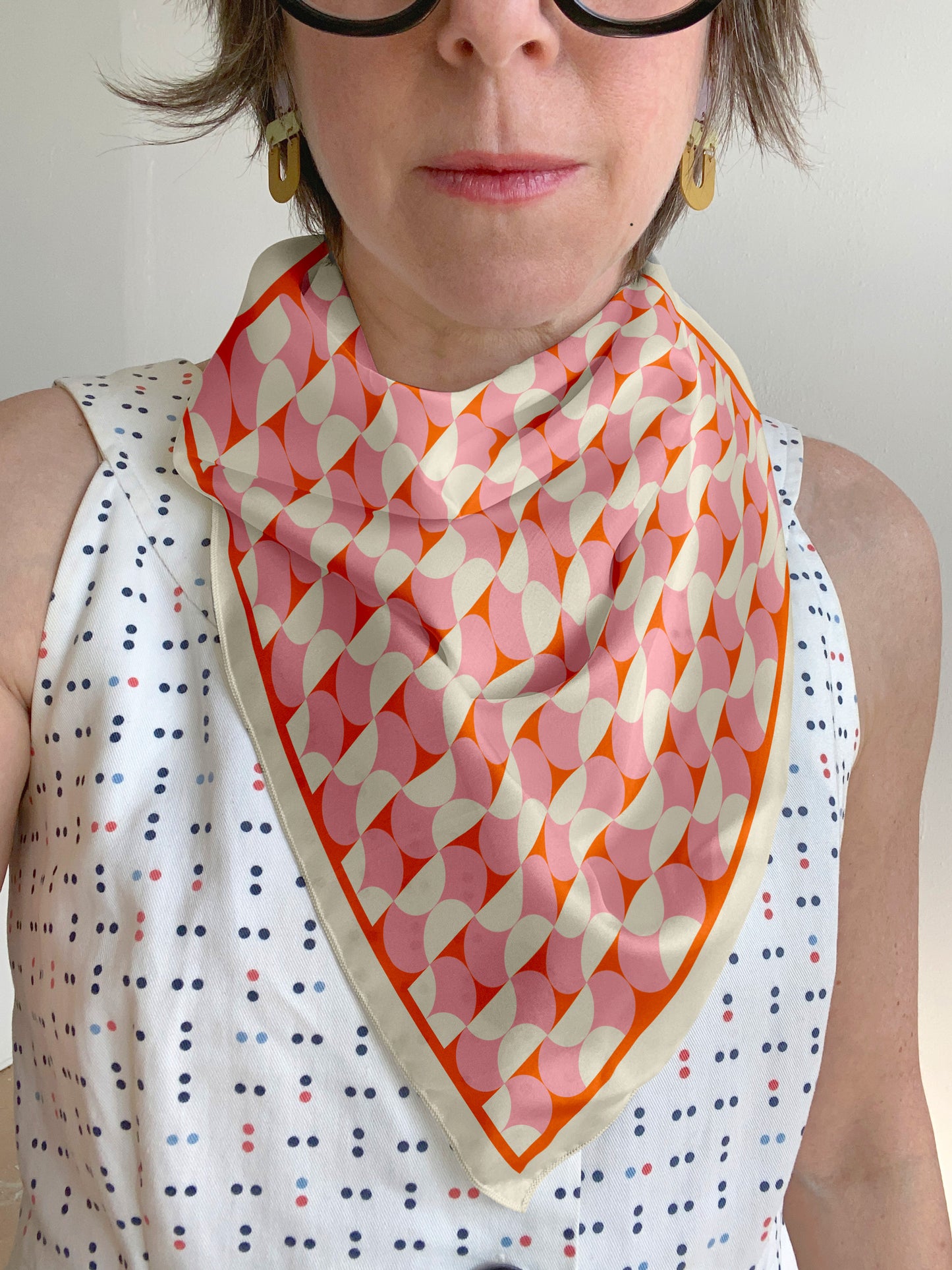 Mod Pod silk scarf