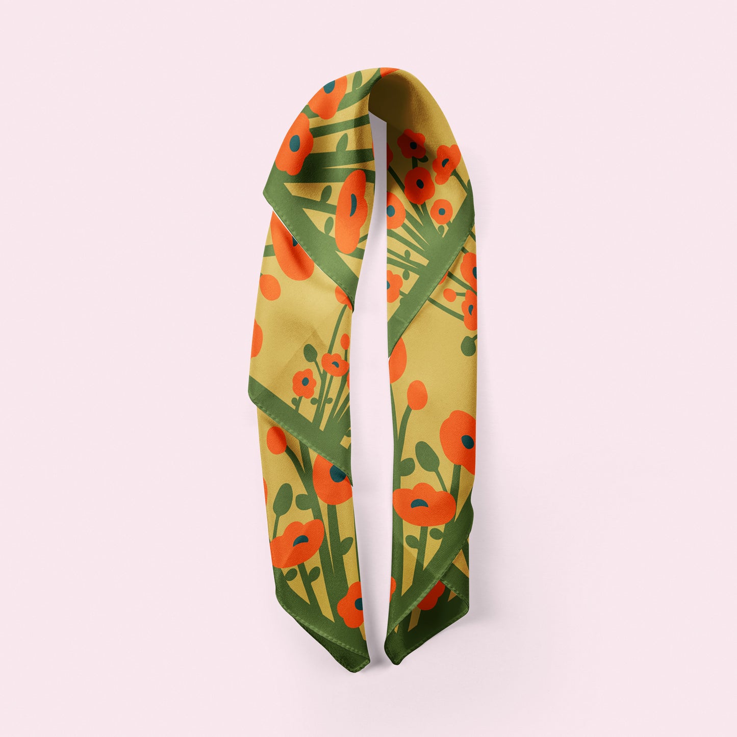 Scandi Flowers Scarf