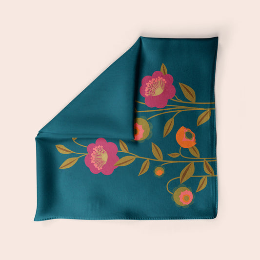 Deco Flowers mini scarf and pocket square
