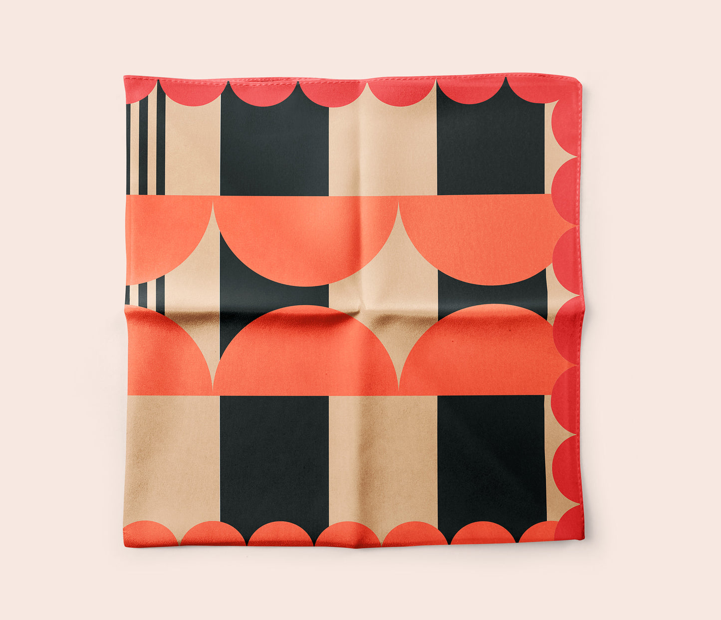 Samba geometric silk scarf