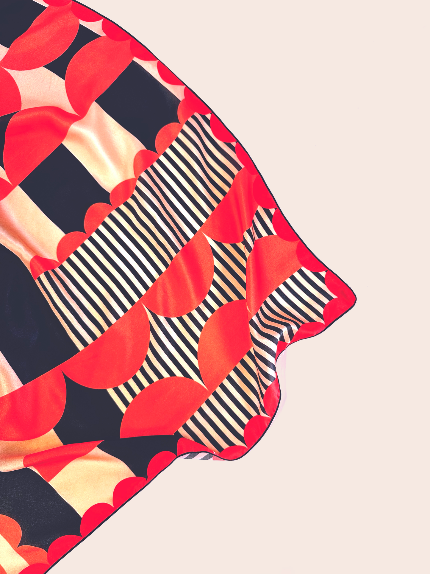 Samba geometric silk scarf