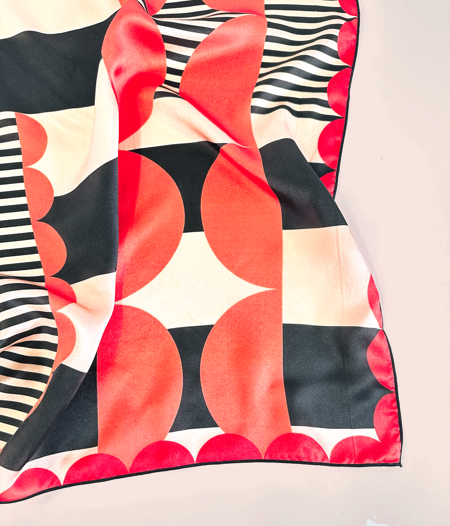 Samba geometric silk scarf